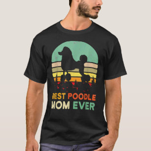Camiseta La mejor madre de caniche de los 70 años, Mascota 