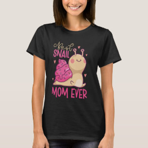 Camiseta La mejor madre de caracoles divertida nunca la ado