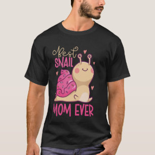 Camiseta La mejor madre de caracoles divertida nunca la ado