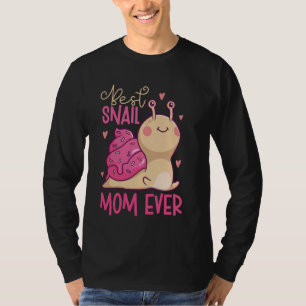 Camiseta La mejor madre de caracoles divertida nunca la ado