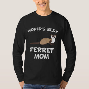 Camiseta La mejor madre de ferret del mundo, dueña de ferre
