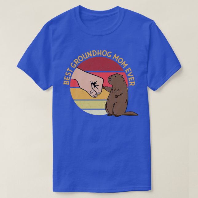 Camiseta La mejor madre de Groundhog (Diseño del anverso)