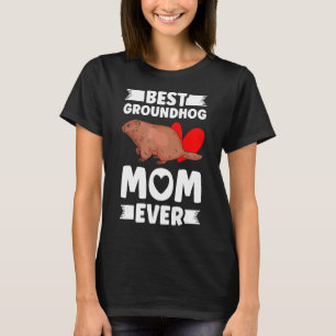 Camiseta La mejor madre de Groundhog jamás Marmot Groundhog