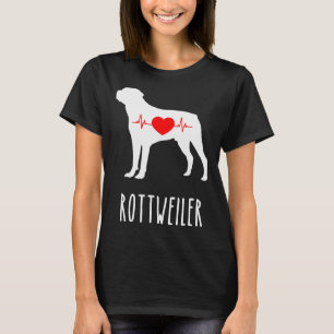 Camiseta La mejor madre de los perros de la raza Rottweiler
