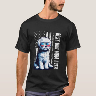 Camiseta La mejor madre de perro maltesa que haya estado co