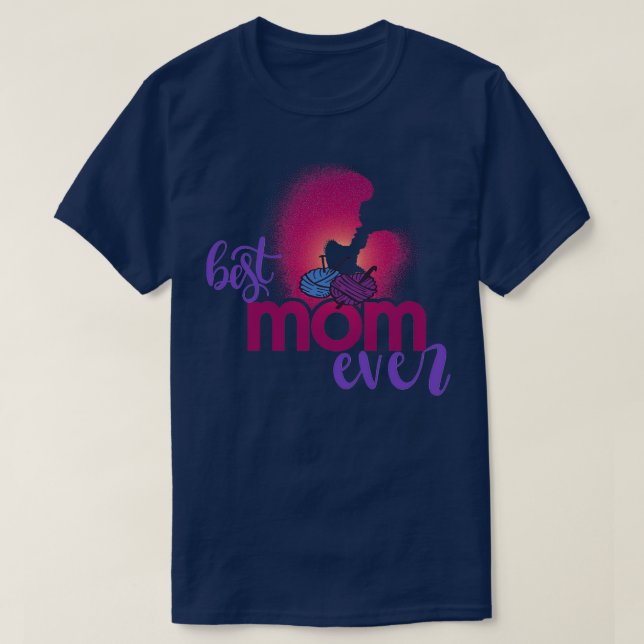Camiseta La mejor madre de punto de la historia 387 (Diseño del anverso)