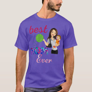 Camiseta La mejor madre de punto de la historia 448