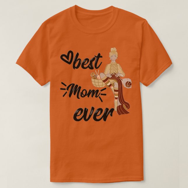 Camiseta La mejor madre de punto de la historia 460 (Diseño del anverso)