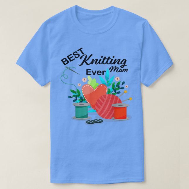Camiseta La mejor madre de punto del Pegatina 8 (Diseño del anverso)