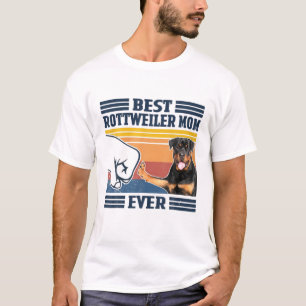 Camiseta La mejor madre de Rottweiler jamás graciosa de per
