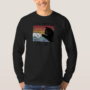 Camiseta La mejor madre del gato jamás retro mamá del gato