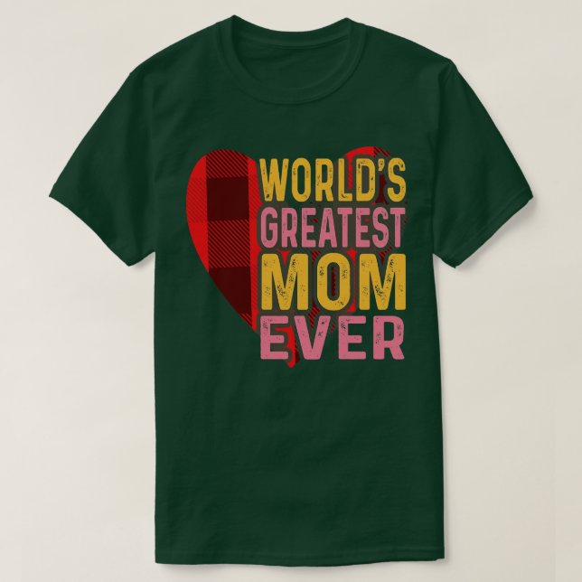 Camiseta La mejor madre del mundo (Diseño del anverso)