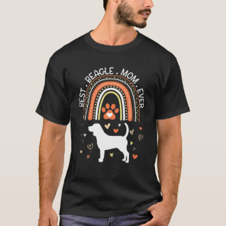 Camiseta La mejor madre del perro beagle del día de la madr