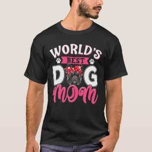 Camiseta La mejor madre del perro Bulldog francés del mundo