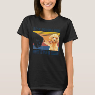 Camiseta La mejor madre del perro caniche de todas las madr