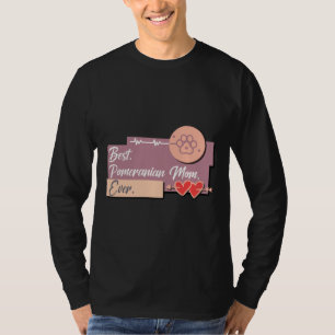 Camiseta La mejor madre del perro de Pomerania