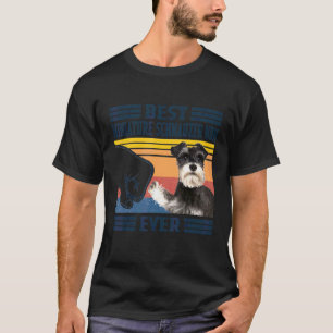 Camiseta La mejor madre del perro de Schnauzer en miniatura