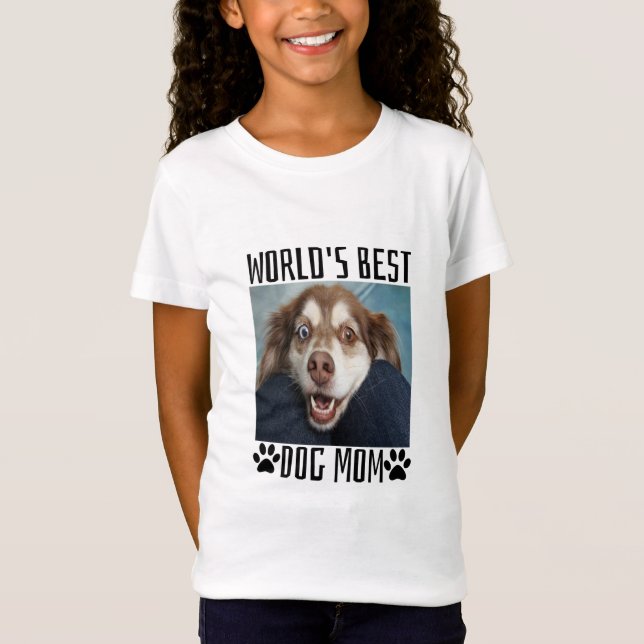 Camiseta La mejor madre del perro del mundo (Anverso)