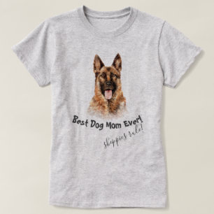 Camiseta La mejor madre del perro del Pastor Alemán