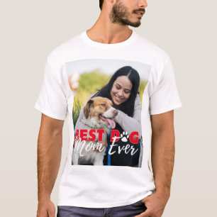 Camiseta La mejor madre del perro jamás Personalizado moder