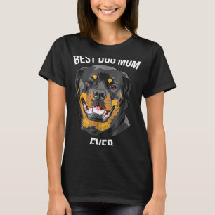 Camiseta La mejor madre del perro jamás Rottweiler Regalo a