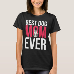 Camiseta La mejor madre del perro jamás Siberian Husky Mom