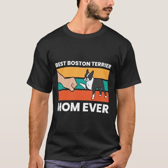 Camiseta La mejor madre del terror de Boston jamás cuida el (Anverso)
