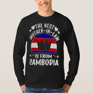 Camiseta La mejor madre en derecho es la madre camboyana