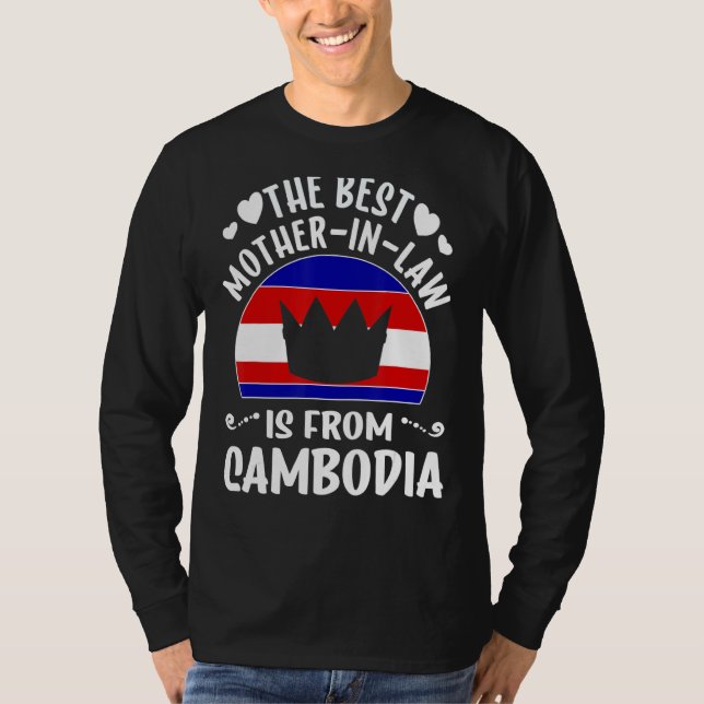 Camiseta La mejor madre en derecho es la madre camboyana (Anverso)