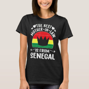 Camiseta La Mejor Madre En Derecho Es La Madre Senegal Sene