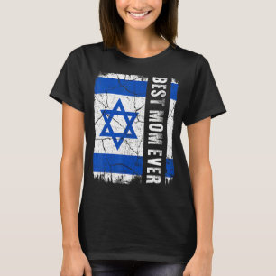 Camiseta La mejor madre israelí que jamás Israel Bandera el