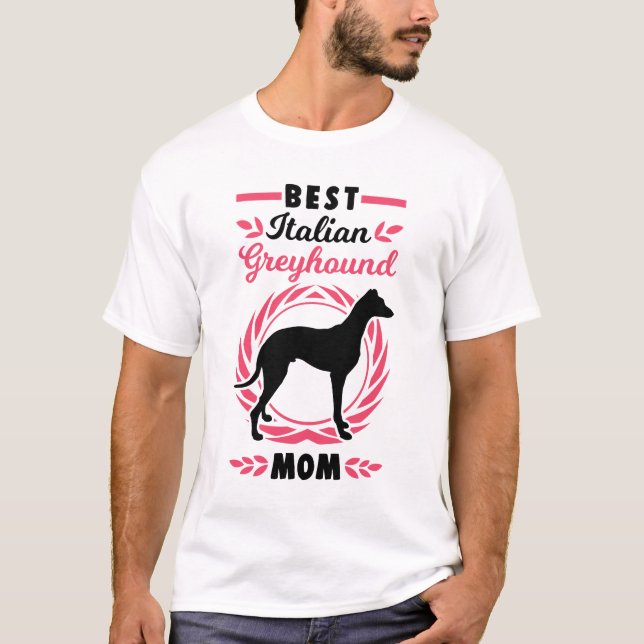 Camiseta La mejor madre italiana de Greyhound (Anverso)