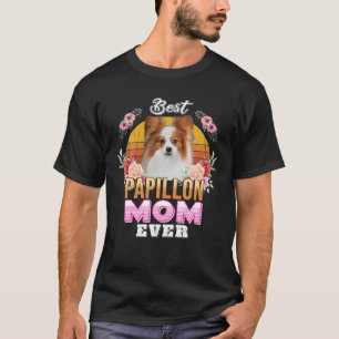 Camiseta La Mejor Madre Papillon Día de la Madre Para Perr