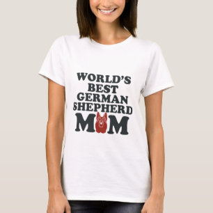 Camiseta La mejor madre pastora alemana del mundo