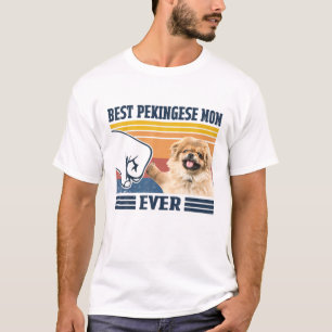 Camiseta La mejor madre pekingesa que jamás haya sido un re
