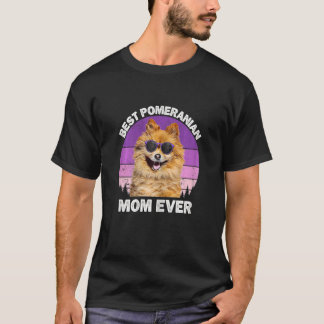 Camiseta La mejor madre pomermana de todos los tiempos de l