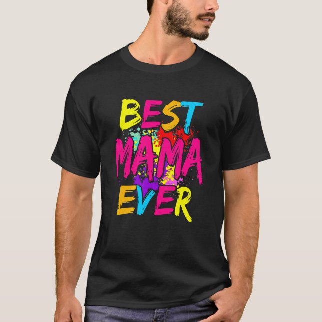 Camiseta La mejor madre que jamás comparó con la familia (Anverso)
