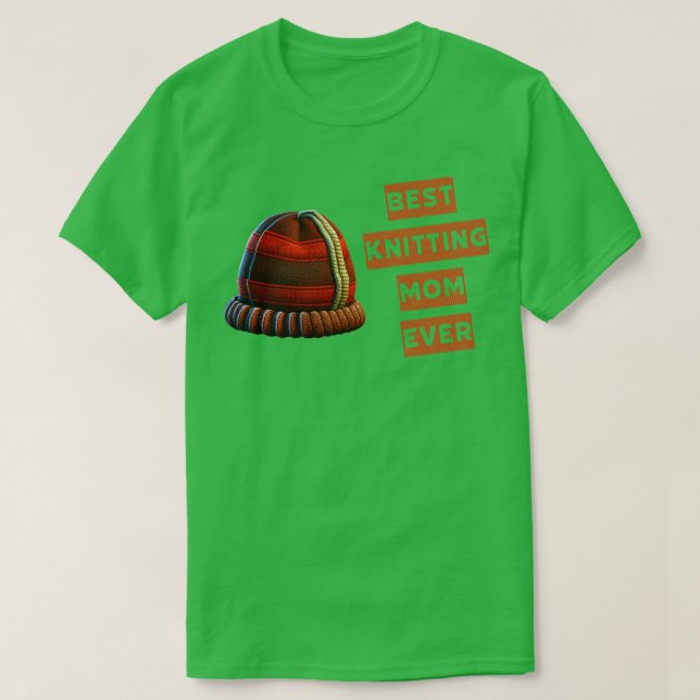 Camiseta La mejor madre tejedora de todos los tiempos2 (Diseño del anverso)