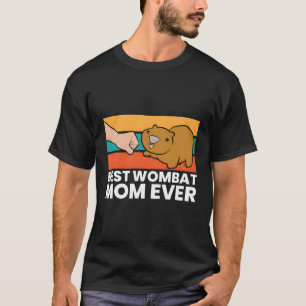 Camiseta La mejor madre wombat alguna vez ama a los wombats