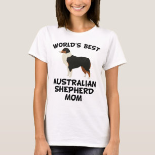 Camiseta La mejor mamá australiana del pastor del mundo