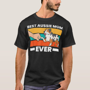 Camiseta La mejor mamá australiana pastora australiana aust
