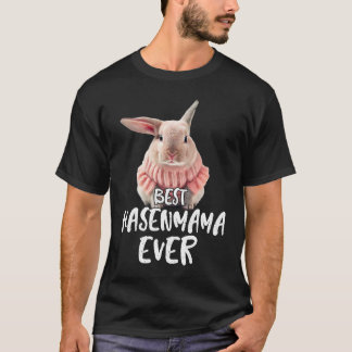 Camiseta La mejor mamá conejo siempre conejo de esquí conej
