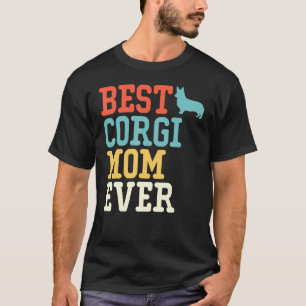 Camiseta La mejor mamá Corgi jamás Vintage Retro
