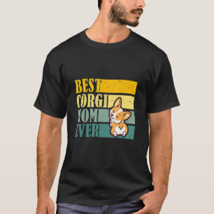 Camiseta La mejor mamá Corgi vintage mascota perro Corgi Dí