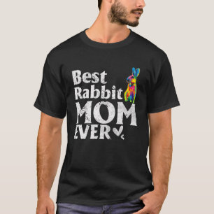 Camiseta La mejor mamá de conejo jamás cortó el conejo colo