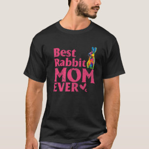 Camiseta La mejor mamá de conejo jamás cortó el conejo colo