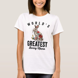 Camiseta La mejor mamá de conejos del mundo