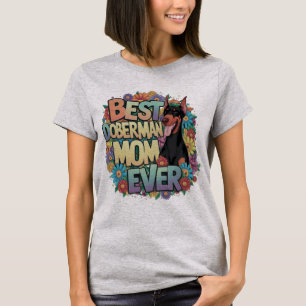 Camiseta La mejor mamá de Doberman de todas