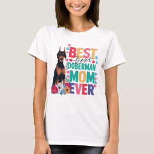 Camiseta La mejor mamá de Doberman de todas