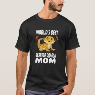 Camiseta La Mejor Mamá de Dragón Barbudo del Mundo Lagarto
